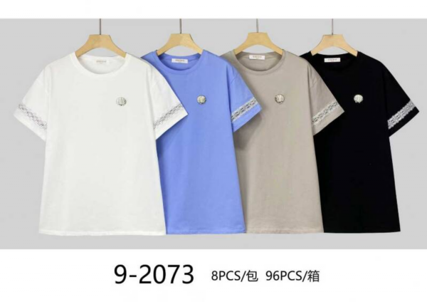 Bluzki damskie Roz Standard, Mix Kolor Paczka 8 szt